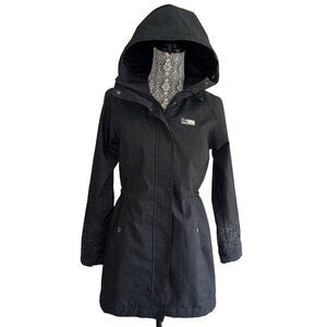 Helly Hansen prima‎ loft woman winter jacket, size Small, 3/4, dark grey coat